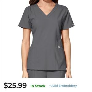 Wonder wink scrubs pewter